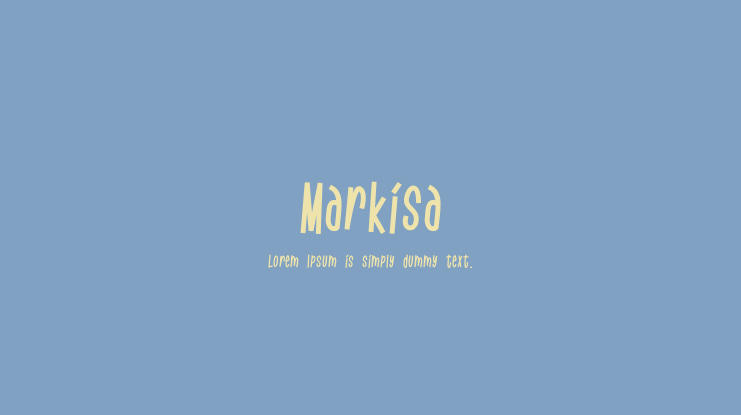 Markisa Font