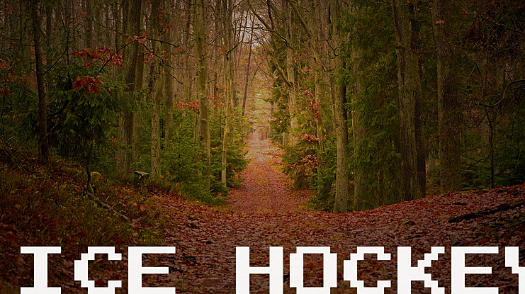 Ice Hockey Font