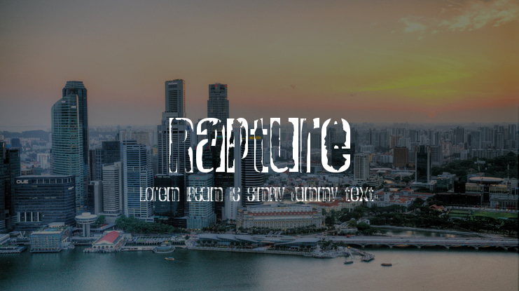 Rapture Font