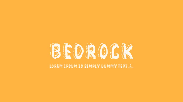 Bedrock Font