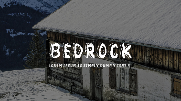 Bedrock Font