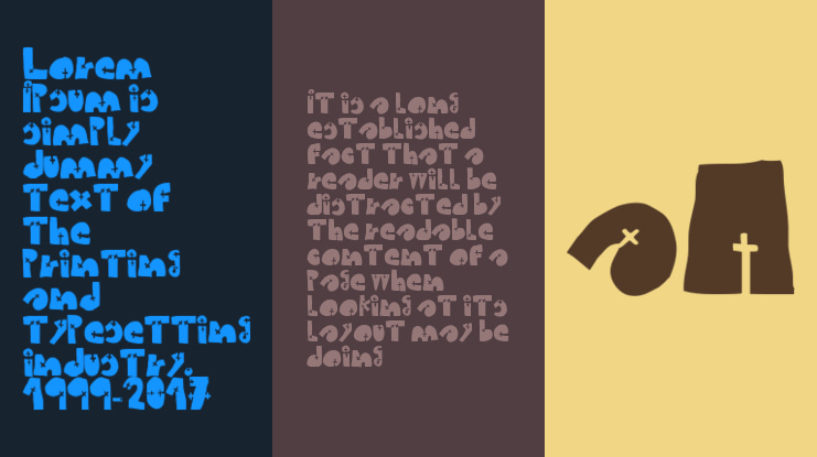 WOODCUTTER CROSS Font