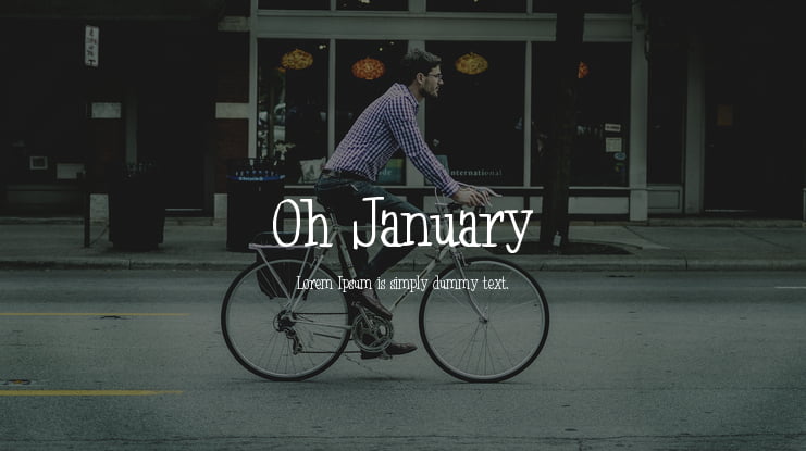 Oh January Font