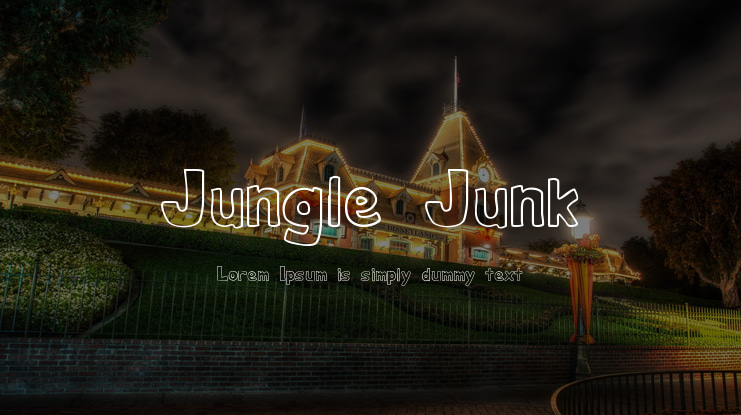 Jungle Junk Font