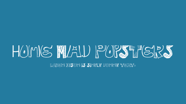 Home Mad Popsters Font