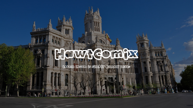 HawtComix Font