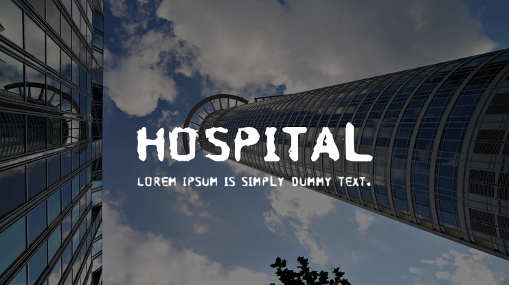 Hospital Font