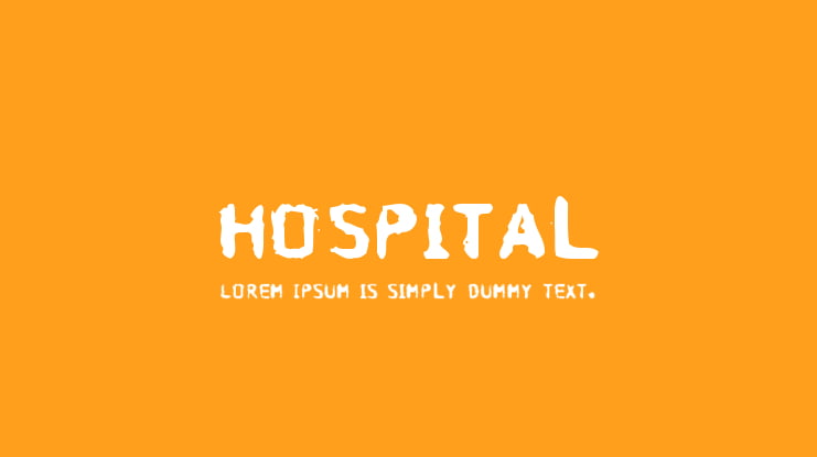 Hospital Font
