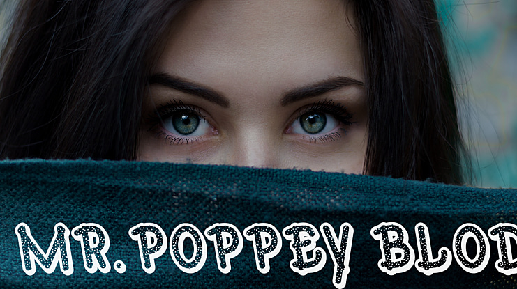 Mr.Poppey Blod Font Family