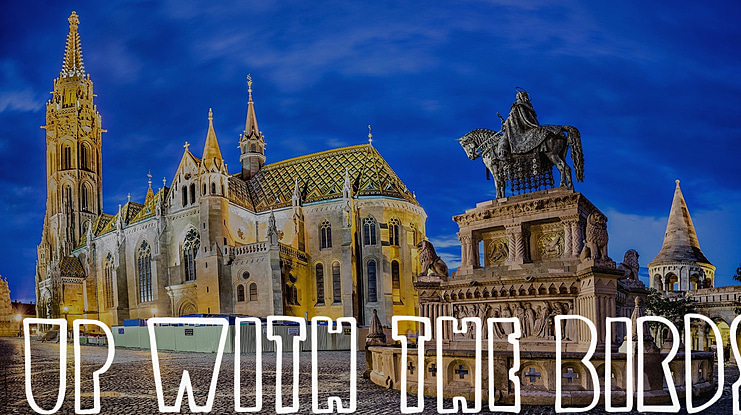 Up with the Birds Font