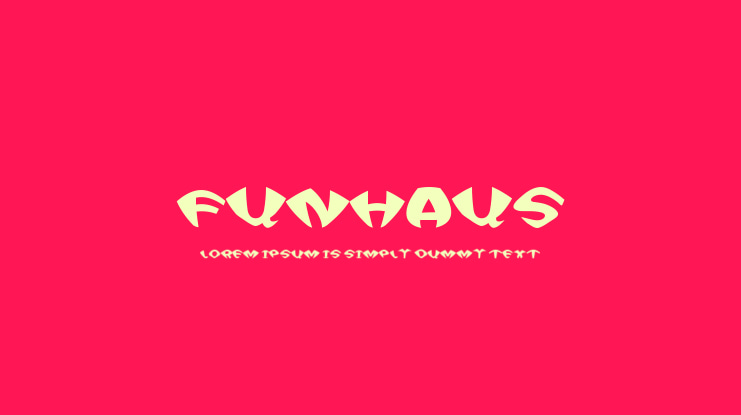 FunHaus Font