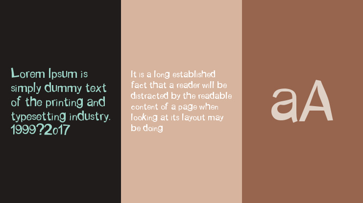 Bunaken Underwater Font