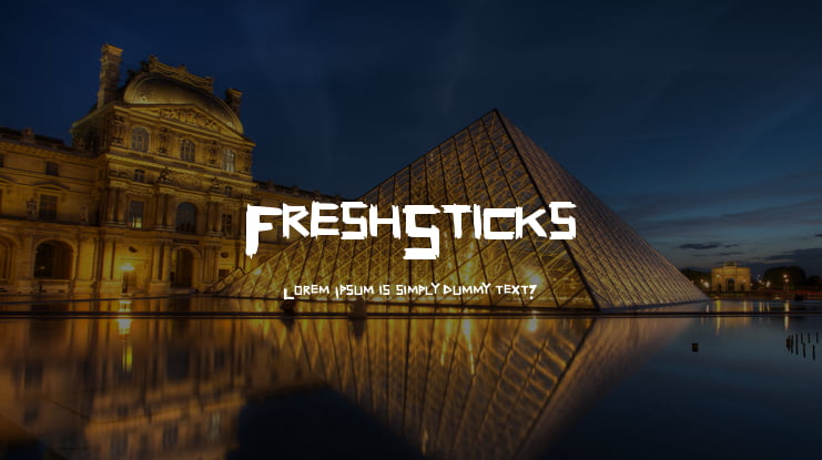 FreshSticks Font