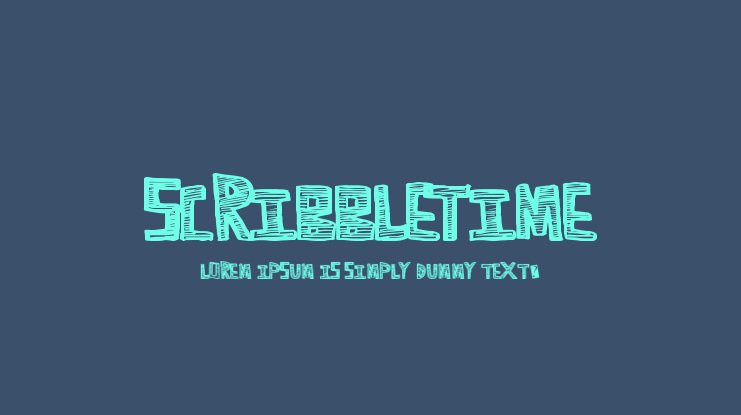 ScribbleTime Font