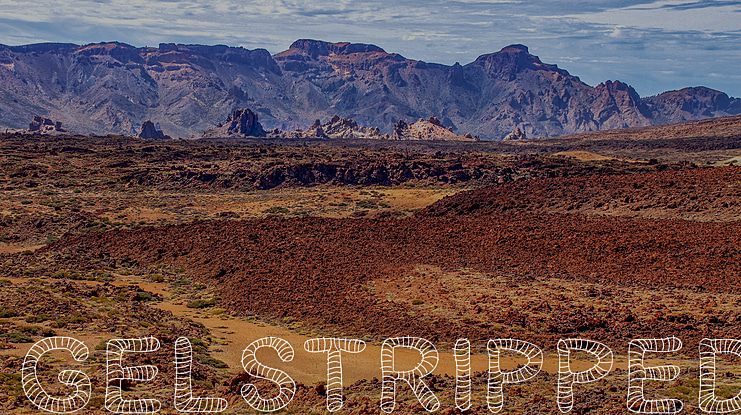 Gelstripped Font