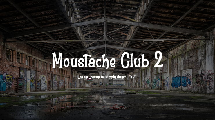 Moustache Club 2 Font Family