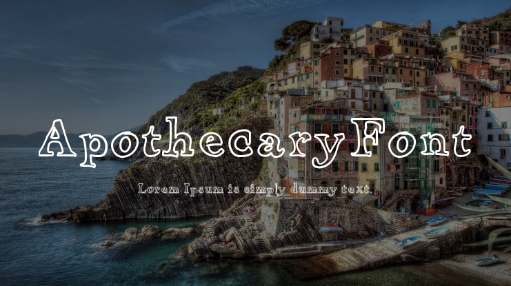 ApothecaryFont Font