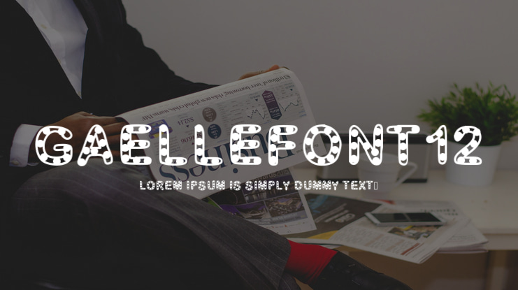 GaelleFont12 Font Family
