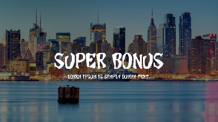 Super Bonus Font
