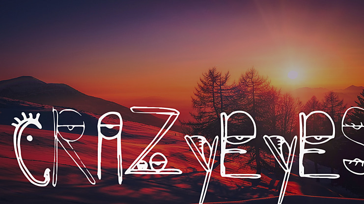 CrazyEyes Font