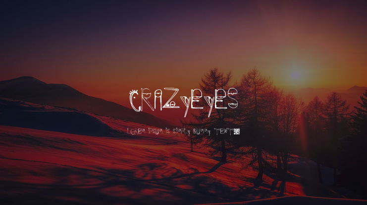 CrazyEyes Font