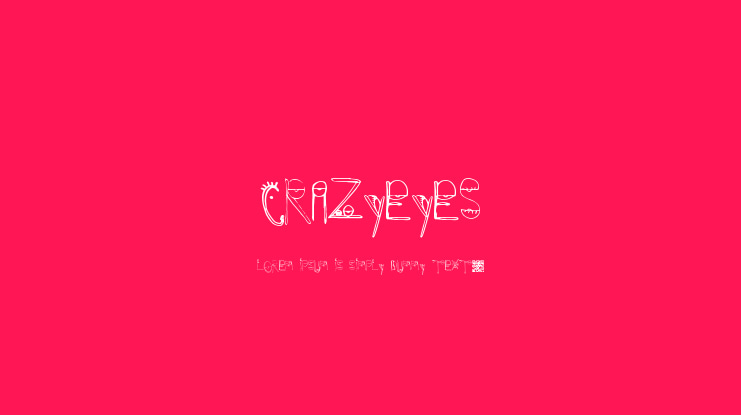 CrazyEyes Font