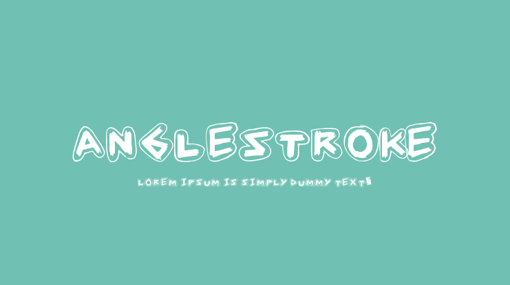 AngleStroke Font