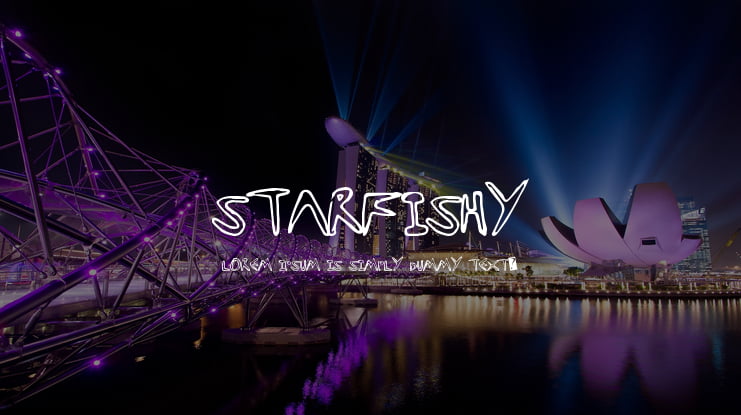 StarFishy Font