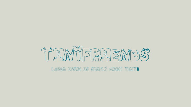 TinyFriends Font