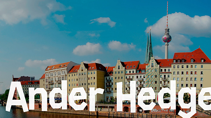 Ander Hedge Font
