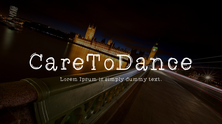 CareToDance Font