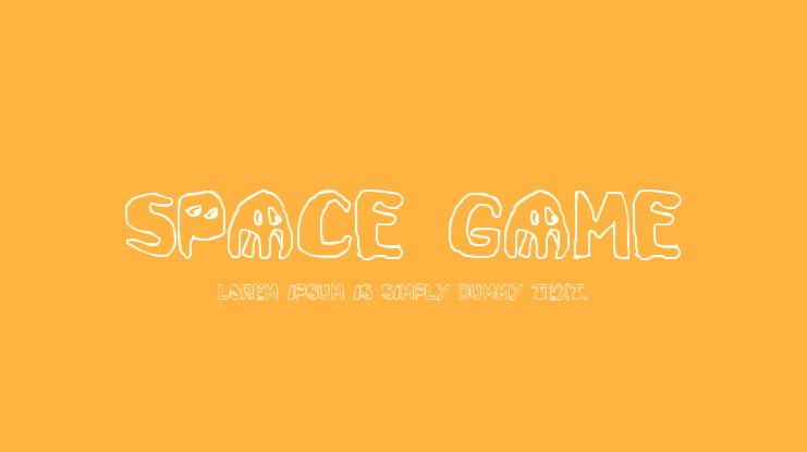 Space Game Font
