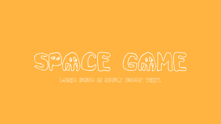 Space Game Font
