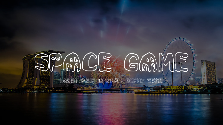 Space Game Font