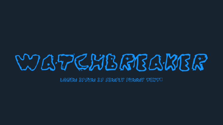 WatchBreaker Font