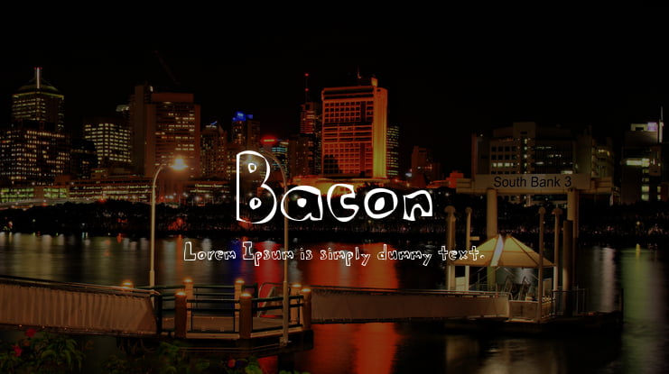 Bacon Font