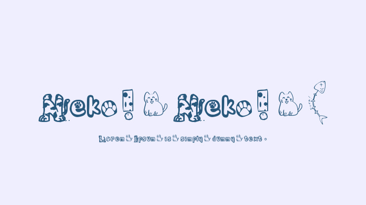 Neko! Neko! ( Font