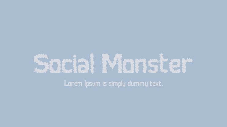 Social Monster Font