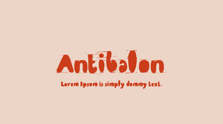 Antibalon Font