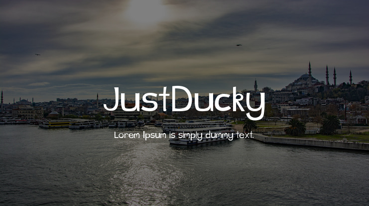 JustDucky Font