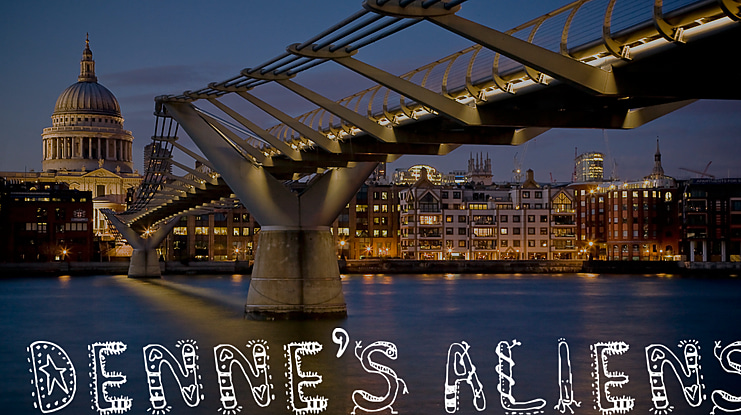 Denne's Aliens Font