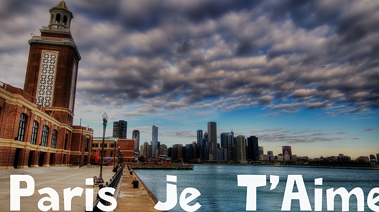 Paris Je T'Aime Font