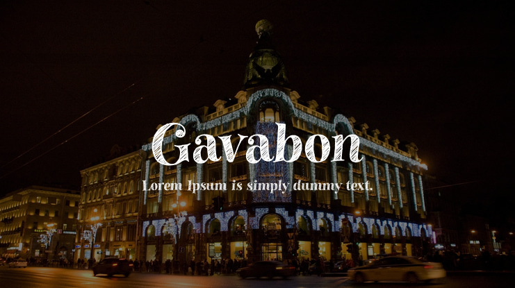 Gavabon Font Family