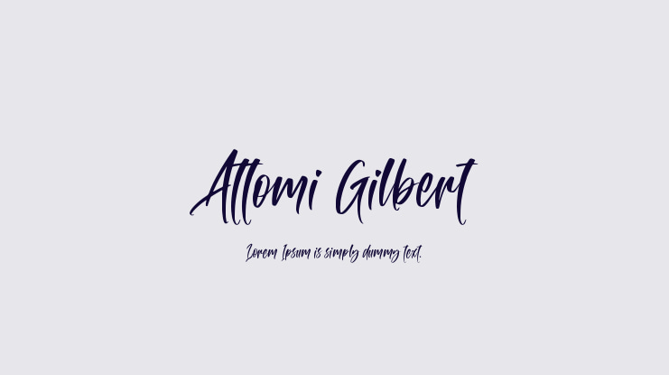 Attomi Gilbert Font