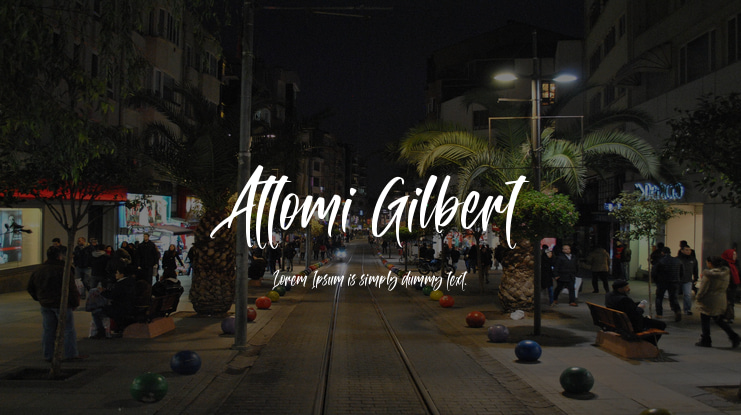 Attomi Gilbert Font