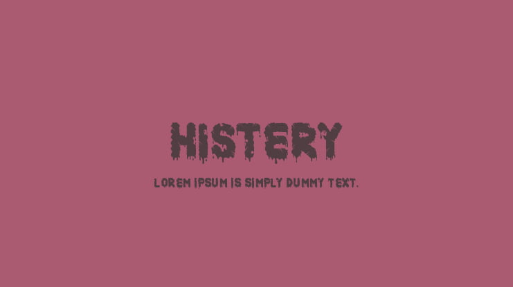 Histery Font