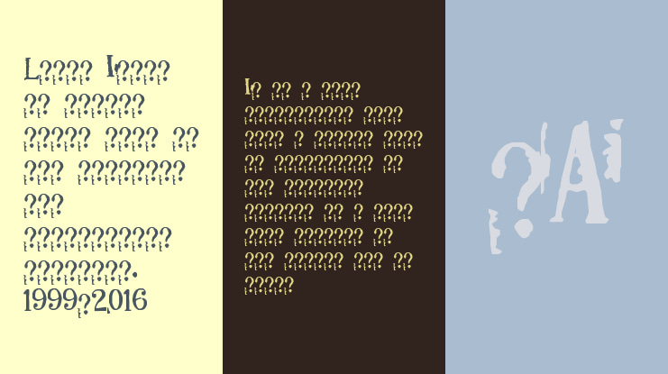 Depressionist 2 Font