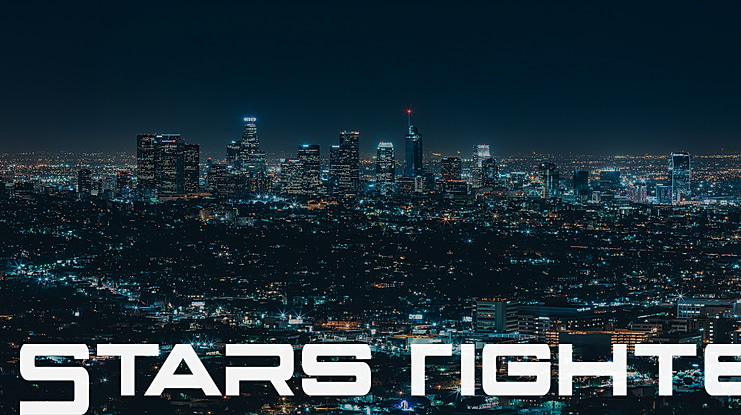 Stars Fighters Upright Font Family
