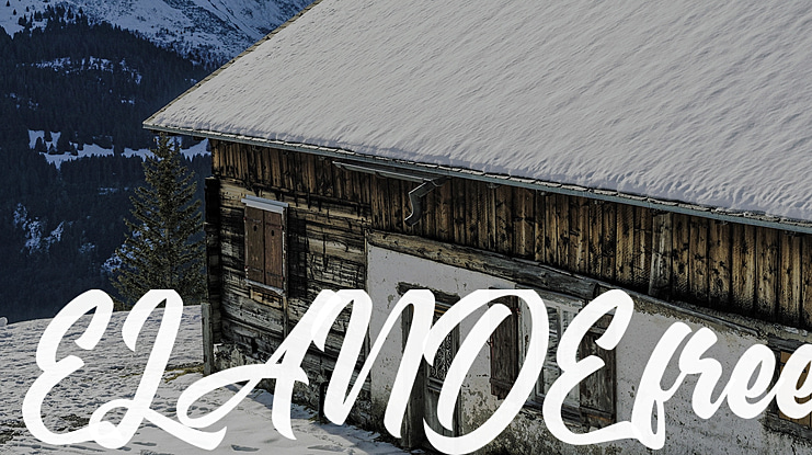 ELANDE free Font