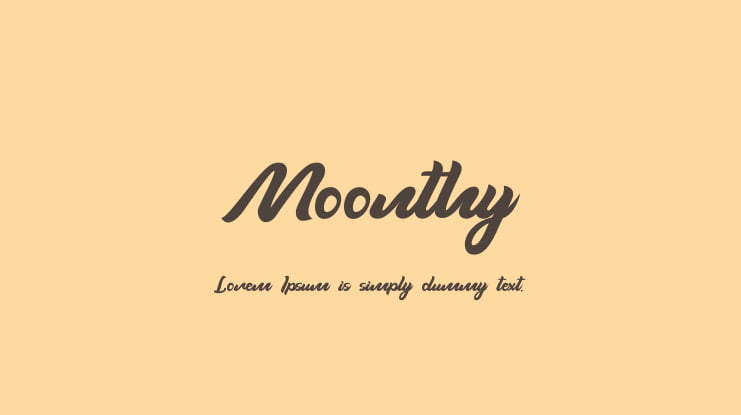 Moonthy Font